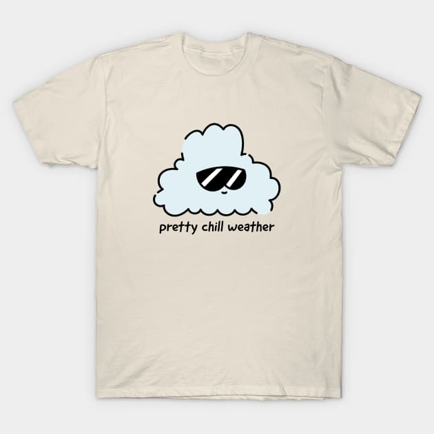 Chill Weather Cloud T-Shirt by gymdrunk